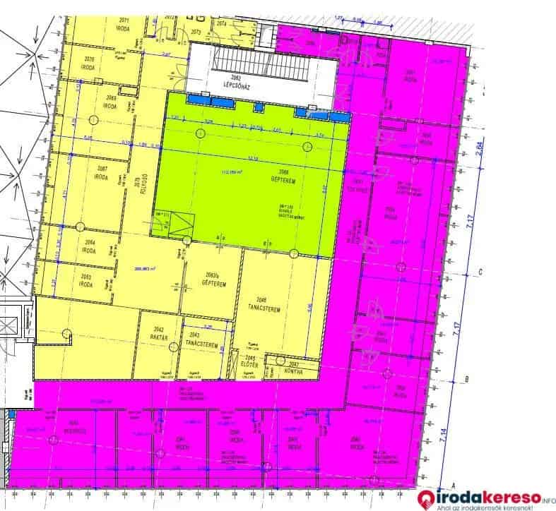 Pannóni utcánál kiadó iroda bérelhető.