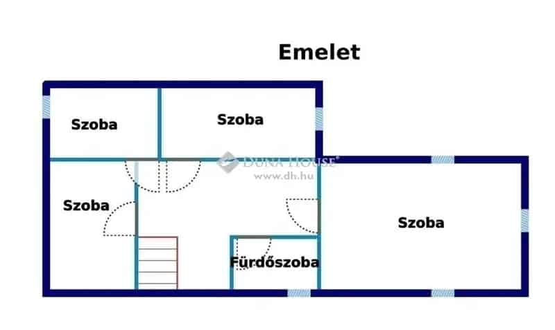 146 nm-es 5 szobás családi ház Budapest 8 kerületben melléképülettel