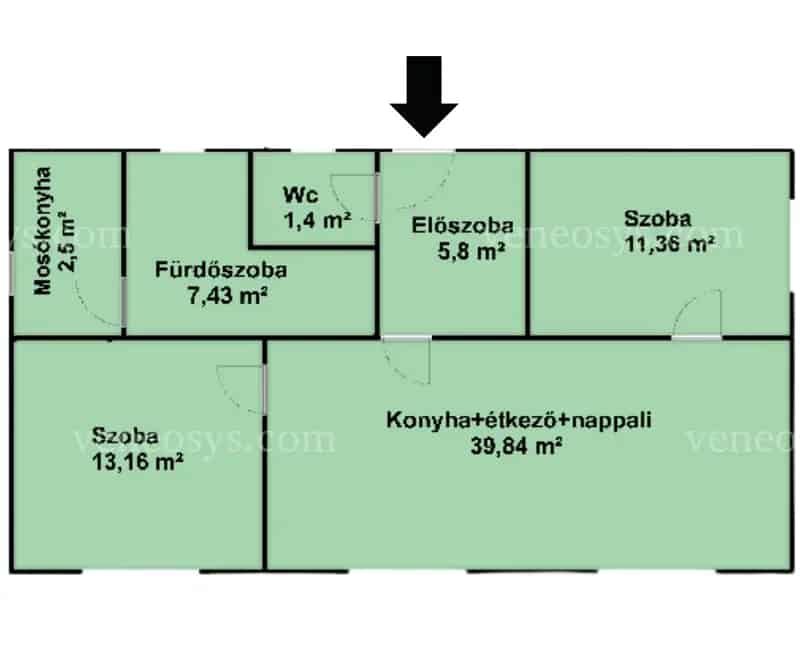 Sajószentpéteren remek áron, 2 szobás családi ház ELADÓ!