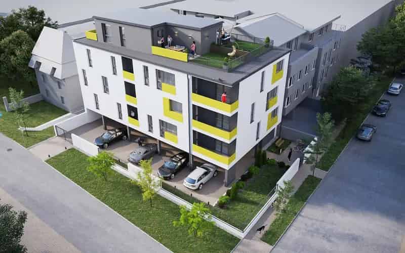 For rent a newly built, 36 square meter apartment with a sleeping compartment in the heart of District XI