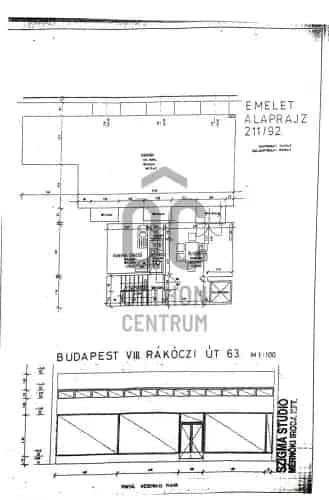 Budapest VIII. kerületi kiadó kereskedelmi ingatlan, UZ015038