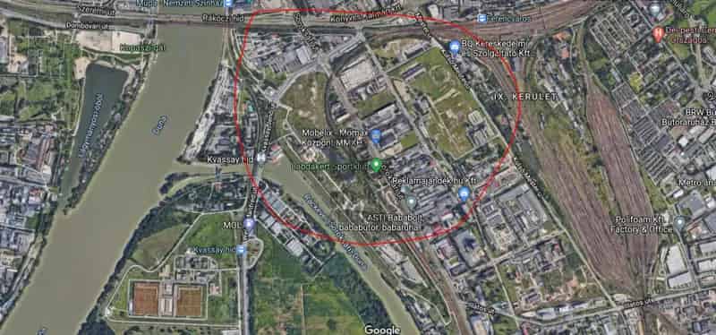Budapest IX. kerületi eladó telek, T030913