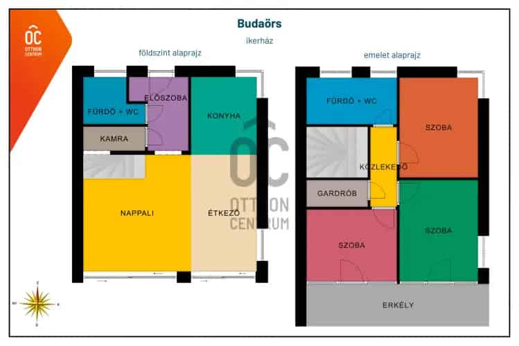 Budaörsi eladó ikerház, H501304
