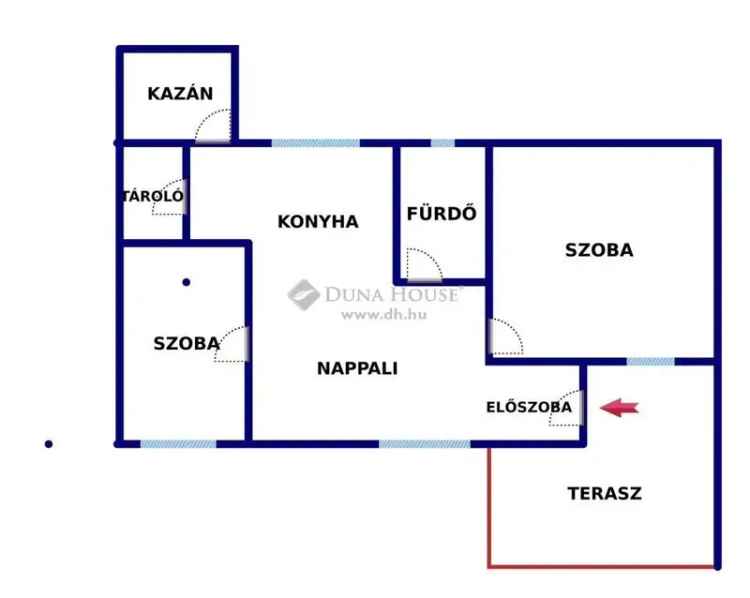 Bonyhád Bartók utca 80nm-es családi ház