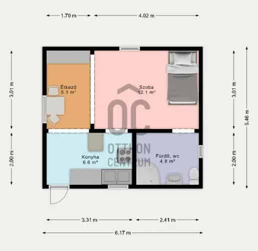 Verőcei eladó nyaraló faház 775m2 telken