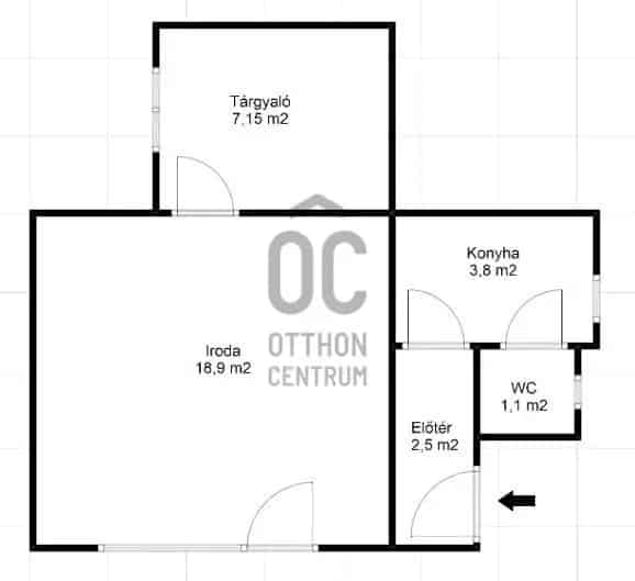 34 m2-es Iroda eladó XIII kerületben