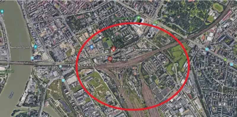 Budapest IX. kerületi eladó telek, T039476