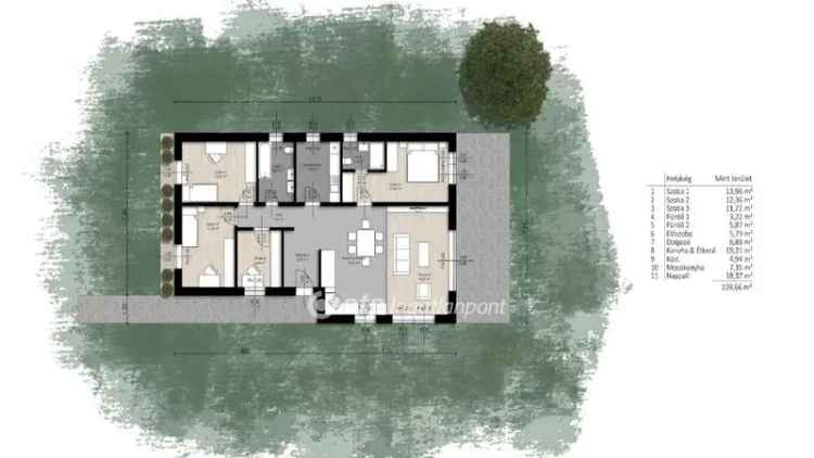 Sokorópátka - Szerkezetkész családi ház eladó 3751 m2-es telken
