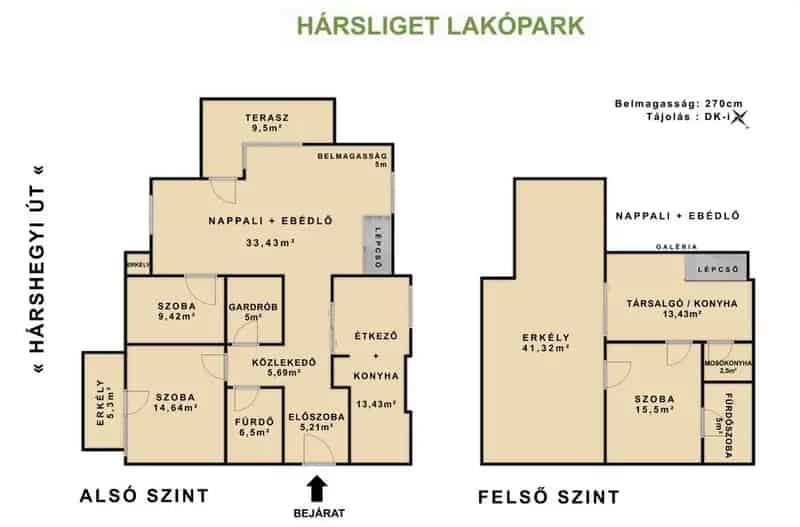 Eladó 135m²-es  ingatlan a II.kerületi Hárs-hegyen.