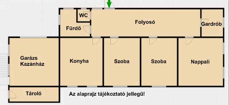 Orosháza-Gyopárosfürdő csendes zsákutcájában, parkosított telken, 112 m2-es, felújított családi ház ELADÓ!