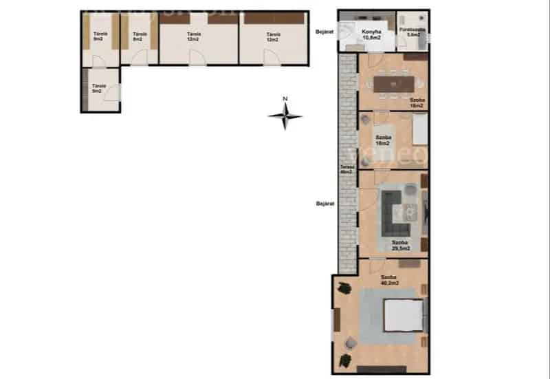 ELADÓ Pincehelyen 120 m2-es, gazdálkodásra és kereskedelemre alkalmas, 4 szobás családi ház, udvarral és melléképületekkel