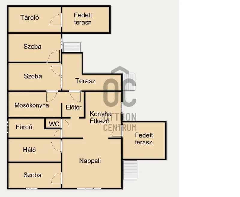 Kecskemét családi ház eladó felujitott 5 szoba nagy telek