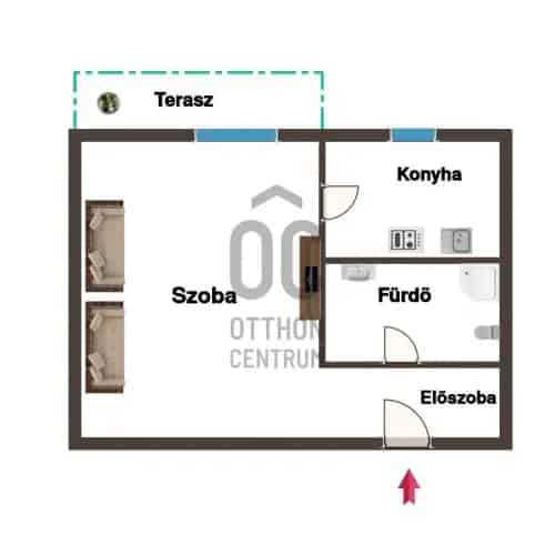 Harkányi eladó lakás, DLK062000