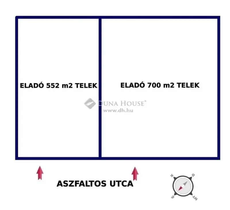 Monor Belterületi Építési Telek Vasútállomás Közelében