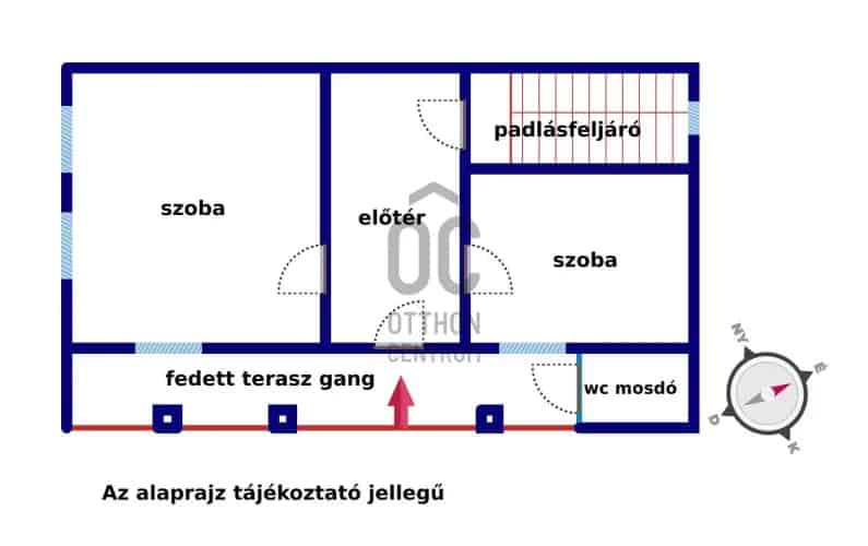 Poroszló eladó iroda 60 nm 3783 nm telekkel
