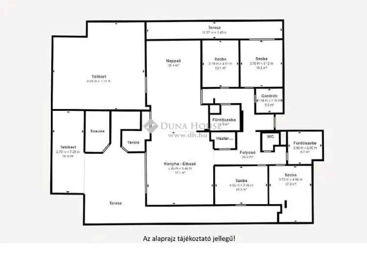 Penthouse Lakás eladó Budapest XIV kerületben Hermina Happy Landban