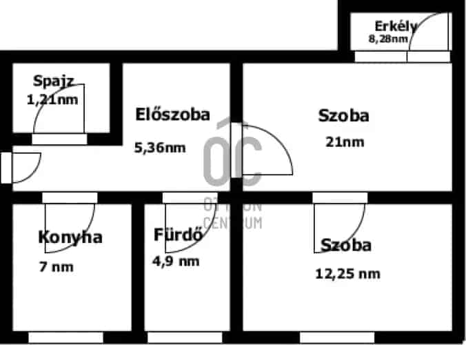 Kazincbarcikai eladó lakás, H493009
