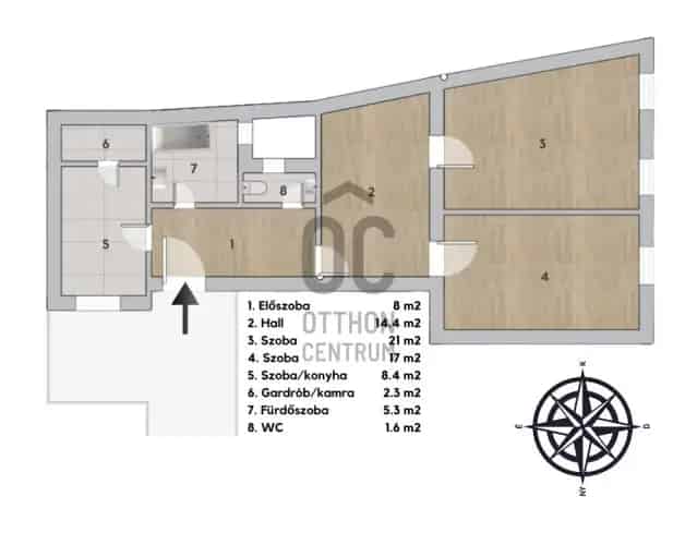 Budapest XII kerület Németvölgy felújítandó lakás 78nm