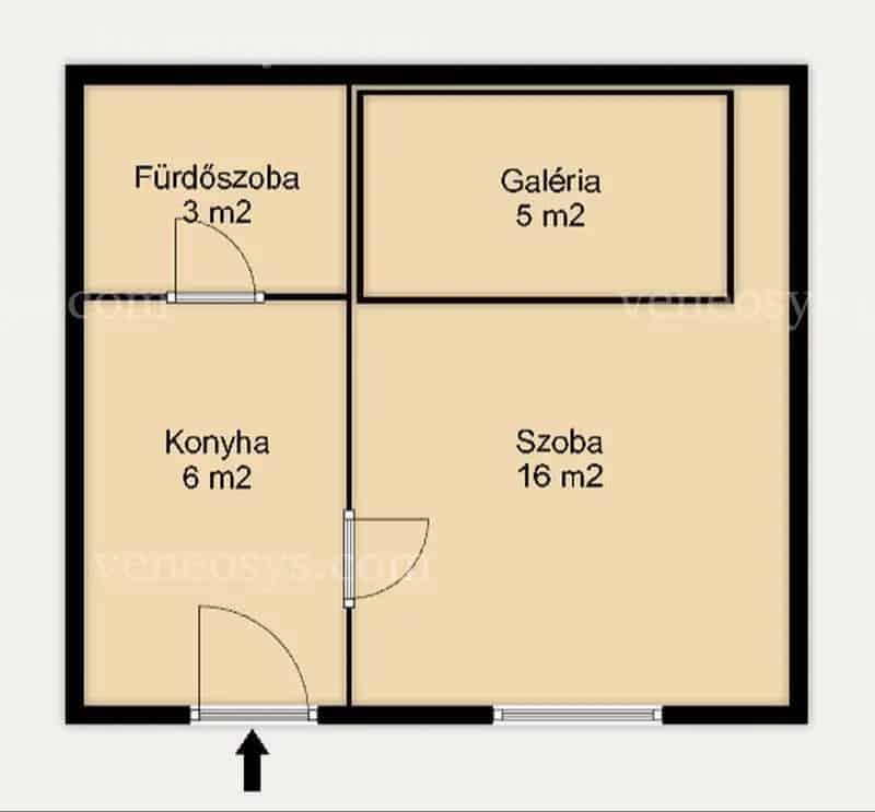 Eladó világos garzonlakás a Kálvária utcában, közel a Füvészkerthez!