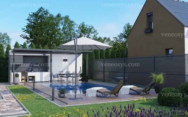 Természetközeli luxus Felsőörsön-okos medencés otthon